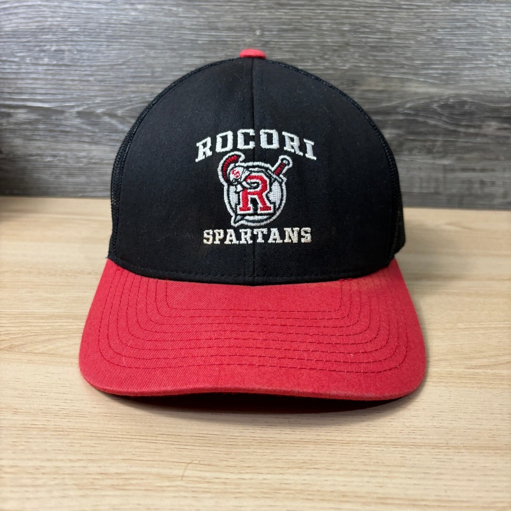 Rocori Spartans Hat Cap Snap Back Black Red Cold Spring‎ Minnesota Adjustable